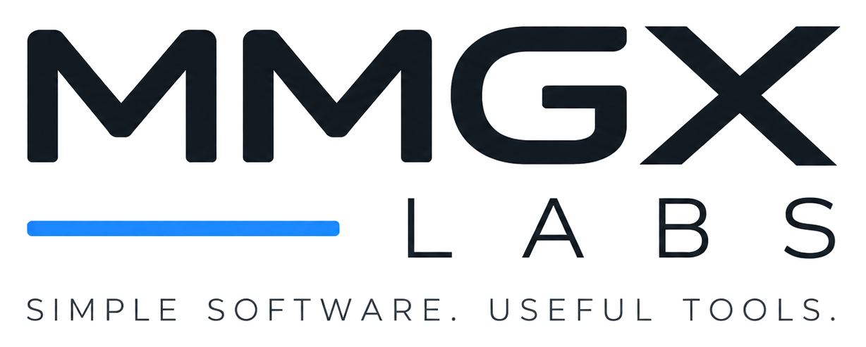 MMGX Labs — Simple Software. Useful Tools.